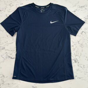 Dark Blue Nike Dri-Fit Running T-shirt